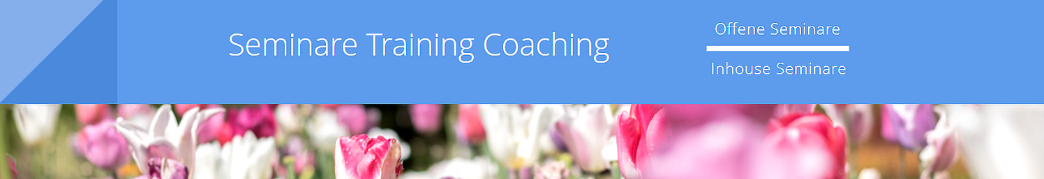 Seminare Training Coaching